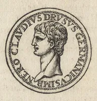 An illustration from Augustarum imagines aereis formis expressae : vitae quoque earundem breviter enarratae, Signorum etiam, quae in posteriori parte numismatu[m] efficta su[n]t ratio explicata (1558)