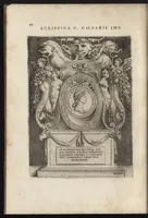 Picture 26 of 63 from Augustarum imagines aereis formis expressae : vitae quoque earundem breviter enarratae, Signorum etiam, quae in posteriori parte numismatu[m] efficta su[n]t ratio explicata (1558), leaf 99
