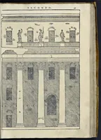 Picture 16 of 49 from I quattro libri dell'architettura di Andrea Palladio : ne' quali, dopo vn breue trattato de' cinque ordini, & di quelli auertimenti, che sono piu necessarij nel fabricare : si tratta delle case priuate, delle vie, dei ponti, delle piazze, dei xisti, et de' tempij (1581), leaf 102