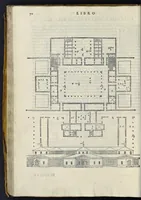 Picture 22 of 49 from I quattro libri dell'architettura di Andrea Palladio : ne' quali, dopo vn breue trattato de' cinque ordini, & di quelli auertimenti, che sono piu necessarij nel fabricare : si tratta delle case priuate, delle vie, dei ponti, delle piazze, dei xisti, et de' tempij (1581), leaf 141