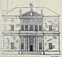 Picture 24 of 49 from I quattro libri dell'architettura di Andrea Palladio : ne' quali, dopo vn breue trattato de' cinque ordini, & di quelli auertimenti, che sono piu necessarij nel fabricare : si tratta delle case priuate, delle vie, dei ponti, delle piazze, dei xisti, et de' tempij (1581), leaf 148