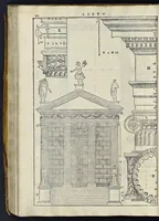 Picture 37 of 49 from I quattro libri dell'architettura di Andrea Palladio : ne' quali, dopo vn breue trattato de' cinque ordini, & di quelli auertimenti, che sono piu necessarij nel fabricare : si tratta delle case priuate, delle vie, dei ponti, delle piazze, dei xisti, et de' tempij (1581), leaf 249