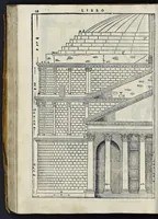 Picture 40 of 49 from I quattro libri dell'architettura di Andrea Palladio : ne' quali, dopo vn breue trattato de' cinque ordini, & di quelli auertimenti, che sono piu necessarij nel fabricare : si tratta delle case priuate, delle vie, dei ponti, delle piazze, dei xisti, et de' tempij (1581), leaf 275