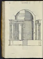 Picture 44 of 49 from I quattro libri dell'architettura di Andrea Palladio : ne' quali, dopo vn breue trattato de' cinque ordini, & di quelli auertimenti, che sono piu necessarij nel fabricare : si tratta delle case priuate, delle vie, dei ponti, delle piazze, dei xisti, et de' tempij (1581), leaf 291