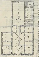 Picture 13 of 49 from I quattro libri dell'architettura di Andrea Palladio : ne' quali, dopo vn breue trattato de' cinque ordini, & di quelli auertimenti, che sono piu necessarij nel fabricare : si tratta delle case priuate, delle vie, dei ponti, delle piazze, dei xisti, et de' tempij (1581), leaf 93
