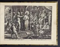 An illustration from Passio, mors, et ressvrrectio dn. nostri Iesv Christi : iconobus artificiosissimis (1571)