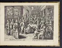 An illustration from Passio, mors, et ressvrrectio dn. nostri Iesv Christi : iconobus artificiosissimis (1571)