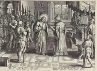 Picture 12 of 31 from Passio, mors, et ressvrrectio dn. nostri Iesv Christi : iconobus artificiosissimis (1571), leaf 32