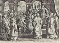 Picture 14 of 31 from Passio, mors, et ressvrrectio dn. nostri Iesv Christi : iconobus artificiosissimis (1571), leaf 44