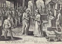 Picture 16 of 31 from Passio, mors, et ressvrrectio dn. nostri Iesv Christi : iconobus artificiosissimis (1571), leaf 48