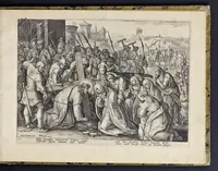 An illustration from Passio, mors, et ressvrrectio dn. nostri Iesv Christi : iconobus artificiosissimis (1571)
