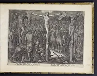 An illustration from Passio, mors, et ressvrrectio dn. nostri Iesv Christi : iconobus artificiosissimis (1571)