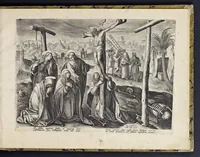 An illustration from Passio, mors, et ressvrrectio dn. nostri Iesv Christi : iconobus artificiosissimis (1571)