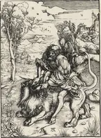An illustration from Albert Durer à Venise et dans les Pays-Bas : autobiographie, lettres, journal de voyages, papiers divers (1866)