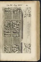 Picture 23 of 56 from Roma svbterranea novissima : in qva post Antonivm Bosivm antesignanvm, Io. Severanvm congreg. oratorii presbytervm, et celebres alios scriptores : antiqva Christianorvm et praecipue martyrun cœmeteria, titvli, monimenta, epitaphia, inscriptiones ac nobiliora sanctorvm sepvlchra, sex libris distincta illustrantvr et qvamplvrimae res ecclesiasticae iconibvs graphice describuntur, ac multiplici tum sacra, tum profana eruditione declarantur : cum duplici indice, capitum & rerum locupletissimo : opera et stvdio (1651), leaf 186