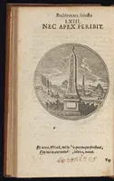 Picture 27 of 43 from Centuria exquisitissimorum symbolorum et emblematum : historiarum sacro-prophanarum moralium & politicarum cultoribus perquam utilis & necessaria : ex eruditissimis prisci & moderni saeculi auctoribus collecta, quae propter illorum praestantiam tanquam continuatio famosi Joachimi Camerarii intitulari potest (1680), leaf 129