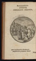 Picture 38 of 43 from Centuria exquisitissimorum symbolorum et emblematum : historiarum sacro-prophanarum moralium & politicarum cultoribus perquam utilis & necessaria : ex eruditissimis prisci & moderni saeculi auctoribus collecta, quae propter illorum praestantiam tanquam continuatio famosi Joachimi Camerarii intitulari potest (1680), leaf 179