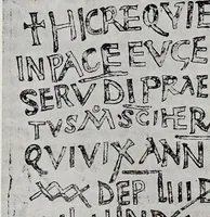 An illustration from Nuovo bullettino di archeologia cristiana (1895)