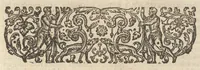An illustration from A genealogical history of the kings of Portugal : And of all those illustrious houses that in masculine line are branched from that royal family. Containing a discourse of their several lives, marriages, and issues, times of birth, death, and places of burial. With their armes and emblazons according to their several alterations, as also their symboles and mottoes, all engraven in copper-plates (1662)