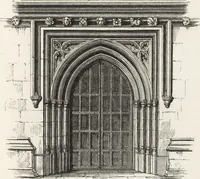 An illustration from An introduction to the study of Gothic architecture (1861)