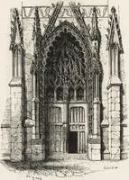 An illustration from An introduction to the study of Gothic architecture (1861)