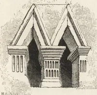 An illustration from An introduction to the study of Gothic architecture (1861)