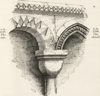 An illustration from An introduction to the study of Gothic architecture (1861)