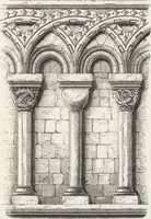 An illustration from An introduction to the study of Gothic architecture (1861)