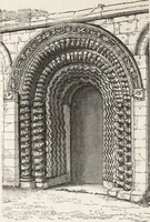 An illustration from An introduction to the study of Gothic architecture (1861)