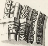 An illustration from An introduction to the study of Gothic architecture (1861)