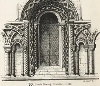 An illustration from An introduction to the study of Gothic architecture (1861)