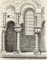 An illustration from An introduction to the study of Gothic architecture (1861)