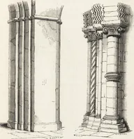An illustration from An introduction to the study of Gothic architecture (1861)