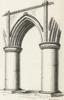 An illustration from An introduction to the study of Gothic architecture (1861)