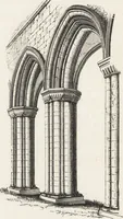 An illustration from An introduction to the study of Gothic architecture (1861)