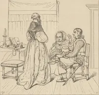 An illustration from Handbook of painting. The German, Flemish, and Dutch schools (1860)