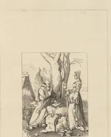 An illustration from Handbook of painting. The German, Flemish, and Dutch schools (1860)