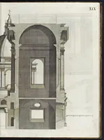 Picture 25 of 41 from Architettura della basilica di S. Pietro in Vaticano : Opera di Bramante Lazzari, Michel'Angelo Bonarota, Carlo Maderni, e altri famosi architetti (1684), leaf 120