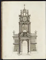 Picture 40 of 41 from Architettura della basilica di S. Pietro in Vaticano : Opera di Bramante Lazzari, Michel'Angelo Bonarota, Carlo Maderni, e altri famosi architetti (1684), leaf 159