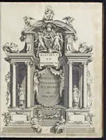 Picture 1 of 41 from Architettura della basilica di S. Pietro in Vaticano : Opera di Bramante Lazzari, Michel'Angelo Bonarota, Carlo Maderni, e altri famosi architetti (1684), leaf 4