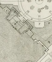 Picture 12 of 41 from Architettura della basilica di S. Pietro in Vaticano : Opera di Bramante Lazzari, Michel'Angelo Bonarota, Carlo Maderni, e altri famosi architetti (1684), leaf 80