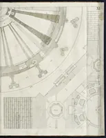 An illustration from Architettura della basilica di S. Pietro in Vaticano : Opera di Bramante Lazzari, Michel'Angelo Bonarota, Carlo Maderni, e altri famosi architetti (1684)