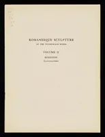 Picture 1 of 23 from Romanesque sculpture of the pilgrimage roads (1923), leaf 0
