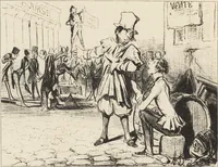 An illustration from Catalogue raisonné de l'oeuvre lithographié de Honoré Daumier (1904)