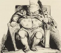 An illustration from Catalogue raisonné de l'oeuvre lithographié de Honoré Daumier (1904)