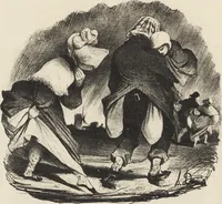 An illustration from Catalogue raisonné de l'oeuvre lithographié de Honoré Daumier (1904)