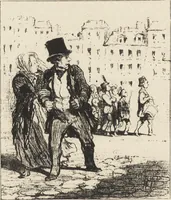 An illustration from Catalogue raisonné de l'oeuvre lithographié de Honoré Daumier (1904)