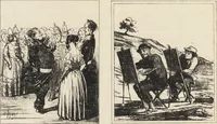 An illustration from Catalogue raisonné de l'oeuvre lithographié de Honoré Daumier (1904)
