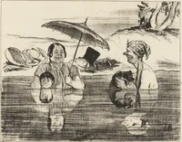 An illustration from Catalogue raisonné de l'oeuvre lithographié de Honoré Daumier (1904)