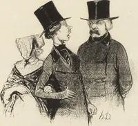 An illustration from Catalogue raisonné de l'oeuvre lithographié de Honoré Daumier (1904)